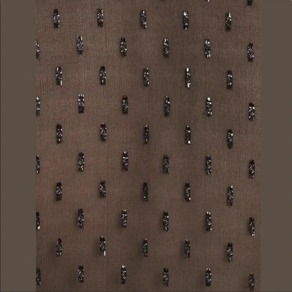 NWT Theory Metallic Silk Scarf Shirt/blouse - Picture 4 of 6